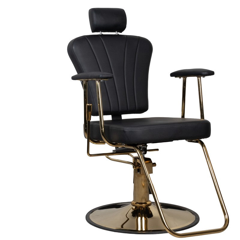 Gold Tyler barber chair – Milo Salon Equipments/ barber Chair