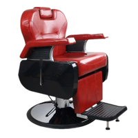 Red Gabriel Barber Chair