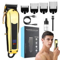 Hair Clippers for Professional, Trimmers Gold Color