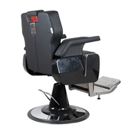 Premium Black Gabriel Barber Chair