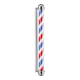 Chrome Plated Water Proof Rotating LED Barber Shop Pole 59' #9