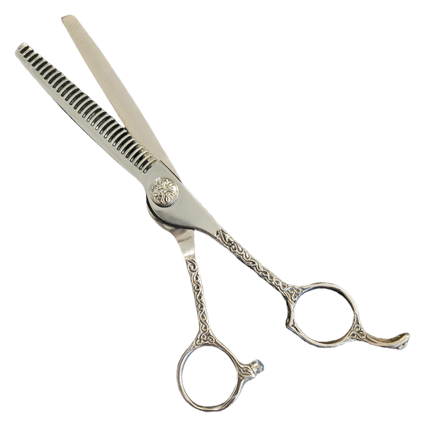 Professional Hair Scissors Thinning Shears, Barber Hair Cutting Teeth Shears Texturizing Scissor 6 Inch Stainless Steel