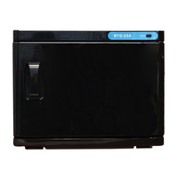 23L Hot Towel Warmer Cabinet Salon UV Sterilizer(Black)