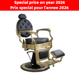 Diana Matte Gold Barber Chair