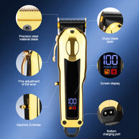 Hair Clippers for Professional, Trimmers Gold Color