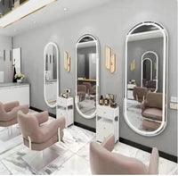 Oval LED Salon Mirror  (67' x 28')