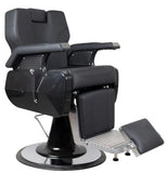 Premium Black Gabriel Barber Chair