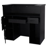 Barbershop Reception Desk （pure black）