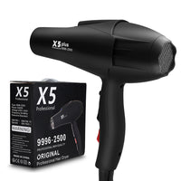 Hair dryer Professional Fast Dry and Quiet Salon Hair dryer Adjustable Heat & Speed  X5