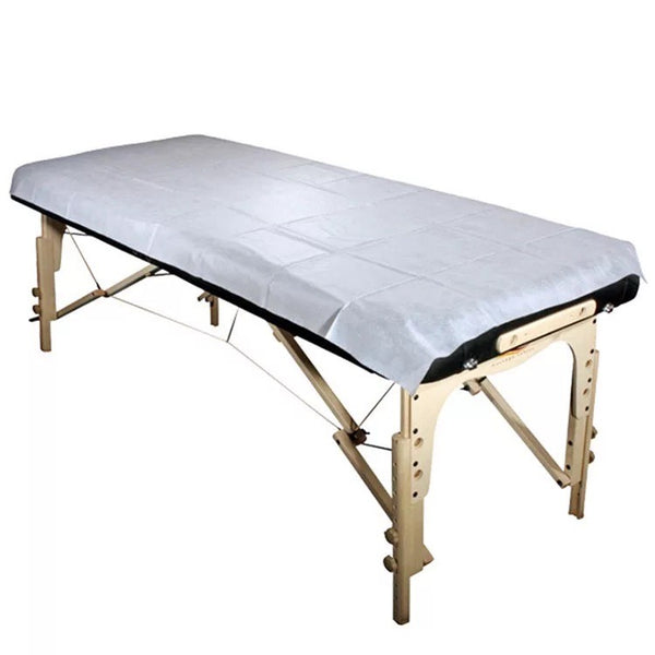 Drap de lit non tissé jetable 31,5" X 70" 30gms pour draps de tables de massage (1 rouleau)