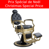 Diana Matte Gold Barber Chair