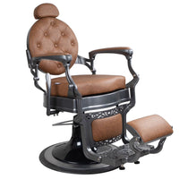 Antique Barber Chair (Grey Frame)