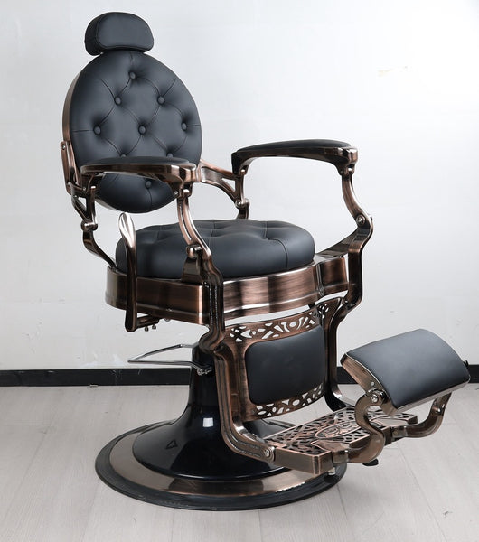 Antique Barber Chair (Bronze frame) – Milo Salon Equipments