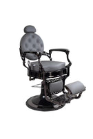 Antique Barber Chair (mirror shining black frame)