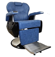 Chaise de barbier Gabriel Bleue