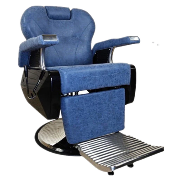 Chaise de barbier Gabriel Bleue