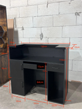 Barbershop Reception Desk （pure black）