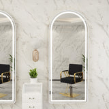 Arched LED Salon Mirror Oval (67' x 28')