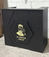 Barbershop Reception Desk （pure black）