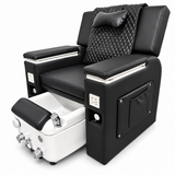 Luxury pedicure spa chair (black)