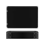 Classic Barber Salon Cabinet Rack Wall Mount Station with Two Drawers