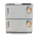 35L Double Door Hot Towel Warmer Cabinet Salon UV Sterilizer