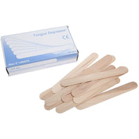 100 Count Large Wax Sticks Spatulas