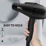 Hair dryer Professional Fast Dry and Quiet Salon Hair dryer Adjustable Heat & Speed  X6