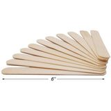 100 Count Large Wax Sticks Spatulas