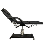 Chaise de Tatouage de Lit Facial de Beauté Hydraulique, Lit Esthétique(Noir)