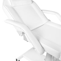 Chaise de Tatouage de Lit Facial de Beauté Hydrauliqu, Lit Esthétique (Blanc)