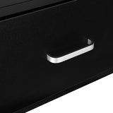 Classic Barber Salon Cabinet Rack Wall Mount Station with Two Drawers